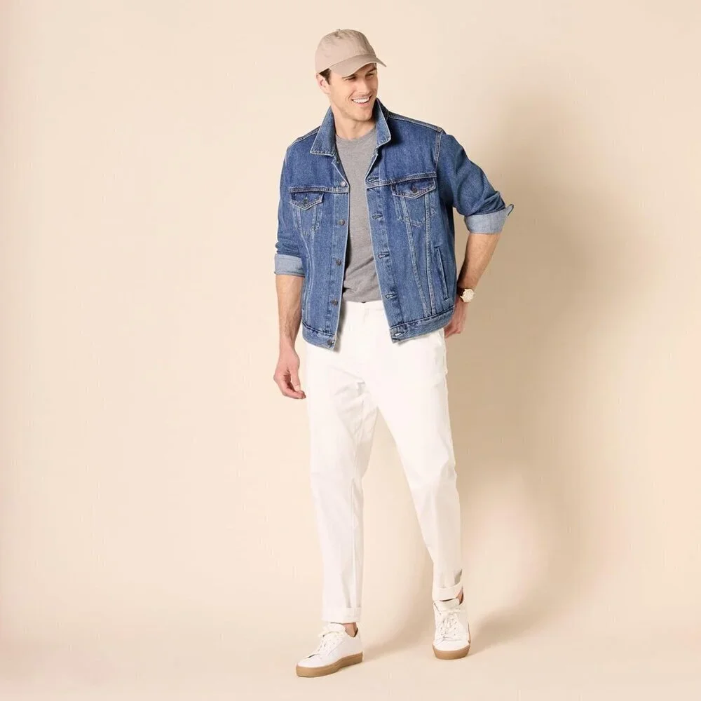 Men's Athletic-Fit Washed Comfort Stretch Chino Pant Previously Goodthreads